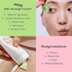 Beauty of Joseon Jelloskin Massage Cream Moisturizing Face and Body Lotion for Relaxing Massage Bruise Sore Muscle Relaxation 200ml, 6.76 fl.oz (Cream Only)